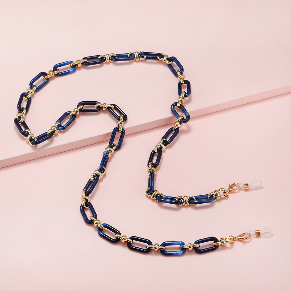 Sunglass Retainer Cord - Rantai Kacamata Persegi Akrilik Warna-warni 29