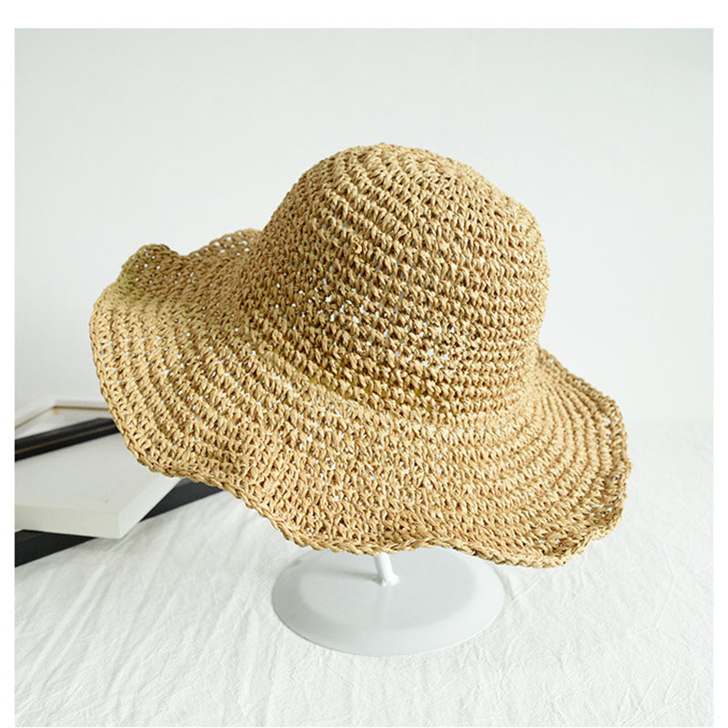 2021 Topi Matahari Wanita Baru - Bucket Hat Straw ulasan dan harga