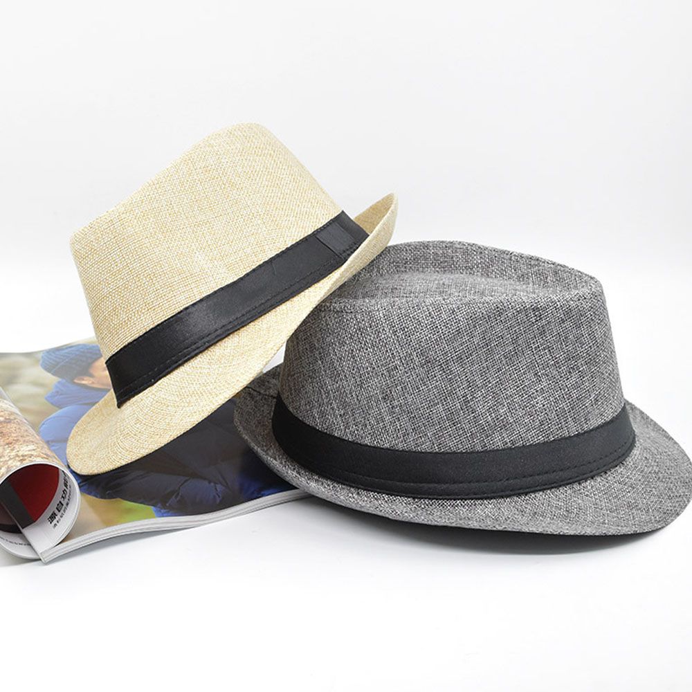 Topi Nelayan Katun Linen Besar - Bucket Hat Straw ulasan dan harga
